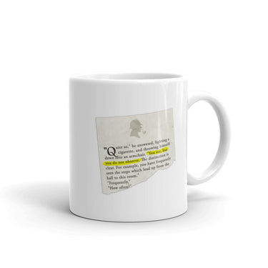 You See, but You Do Not Observe Sherlock Holmes Mug - The Japan Shop